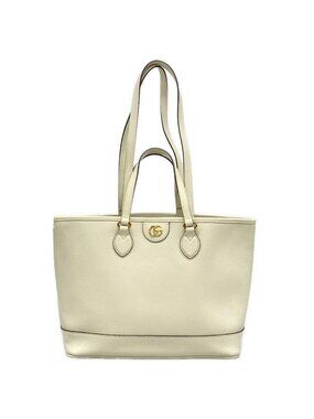 Gucci Tote GG Marmont Ivory 2-Way Leather